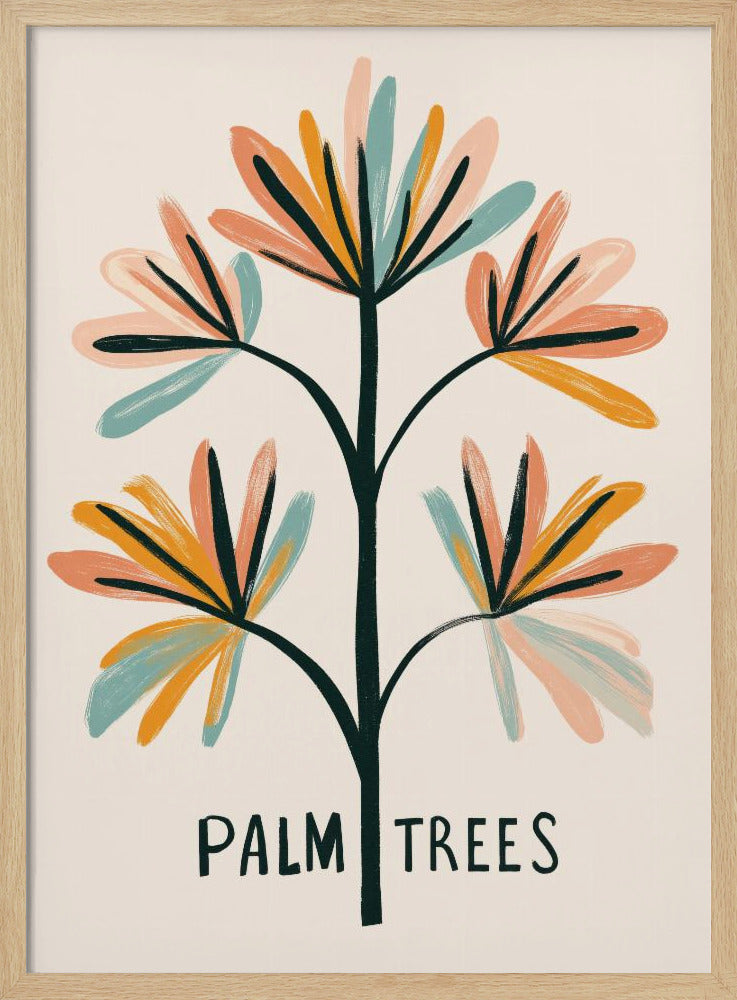 Palm trees no 3 Poster