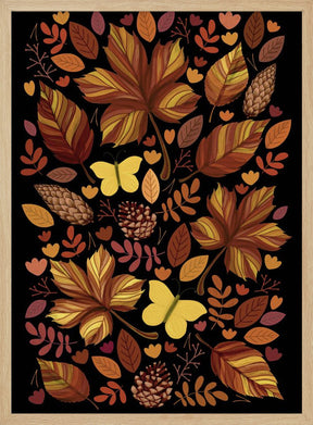 Autumny Black Poster