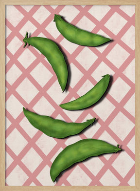 Sugar snap peas Poster