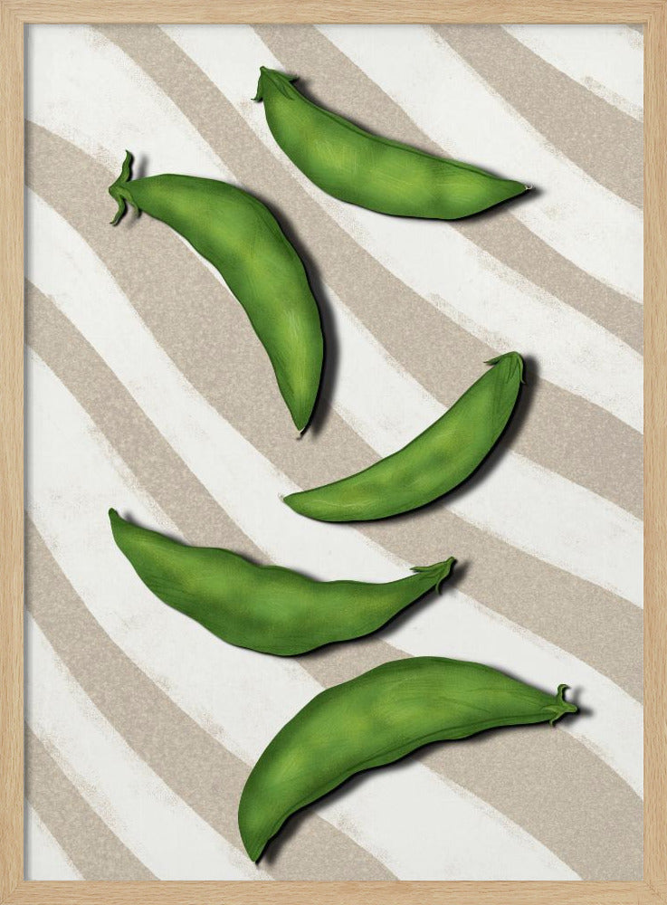 Sugar snap peas Poster