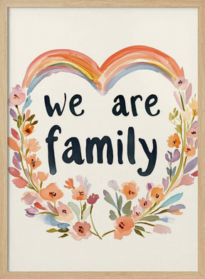 Wearefamily(floralno2) Poster