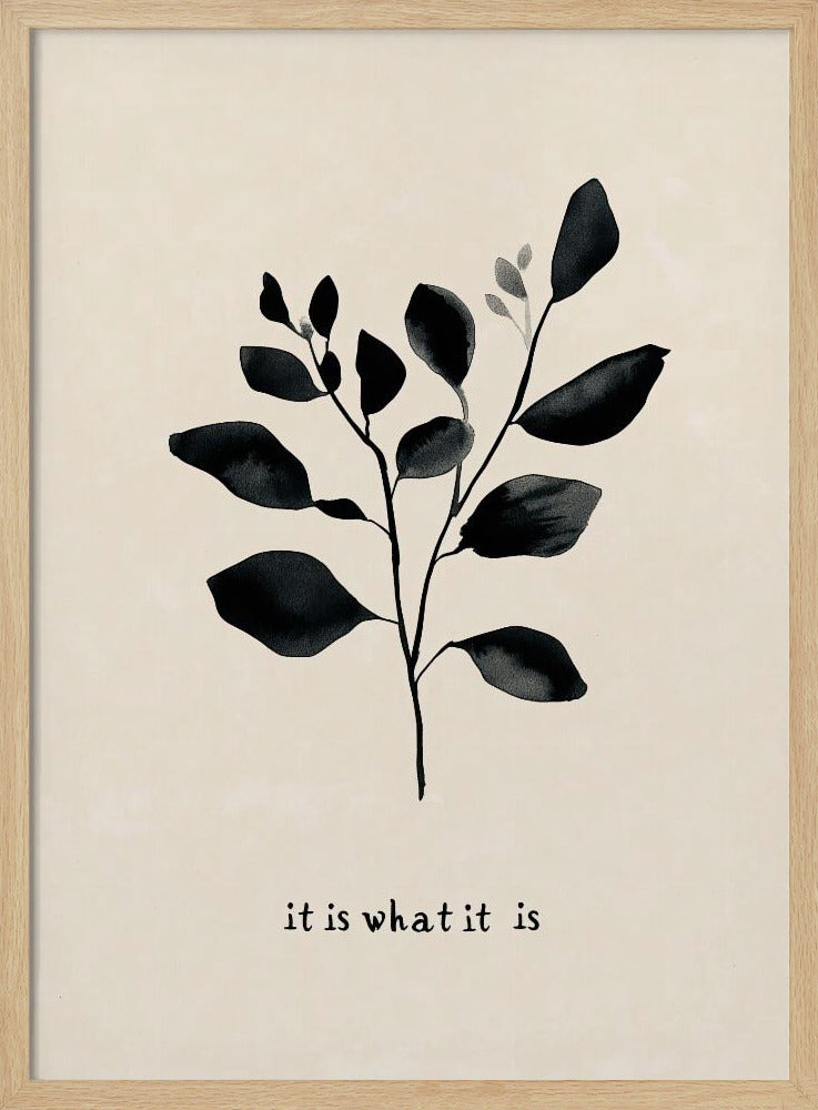 Itiswhatitis Poster