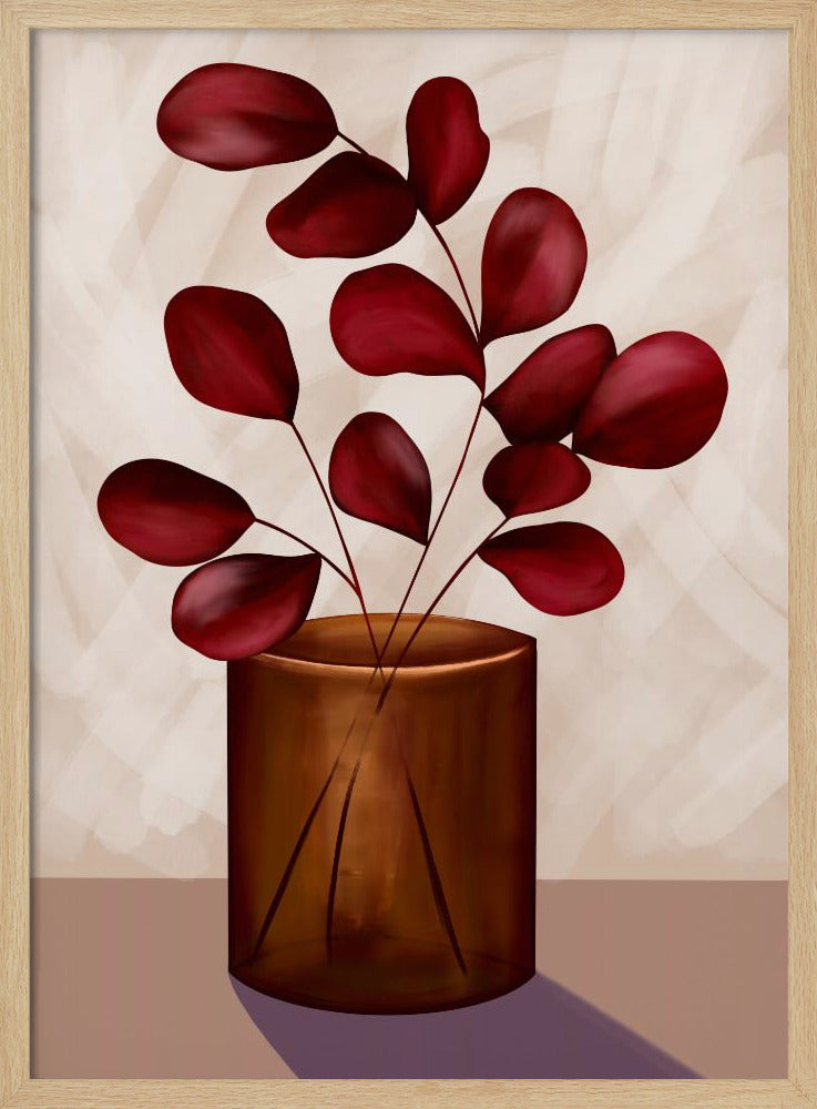 Autumn vase Poster