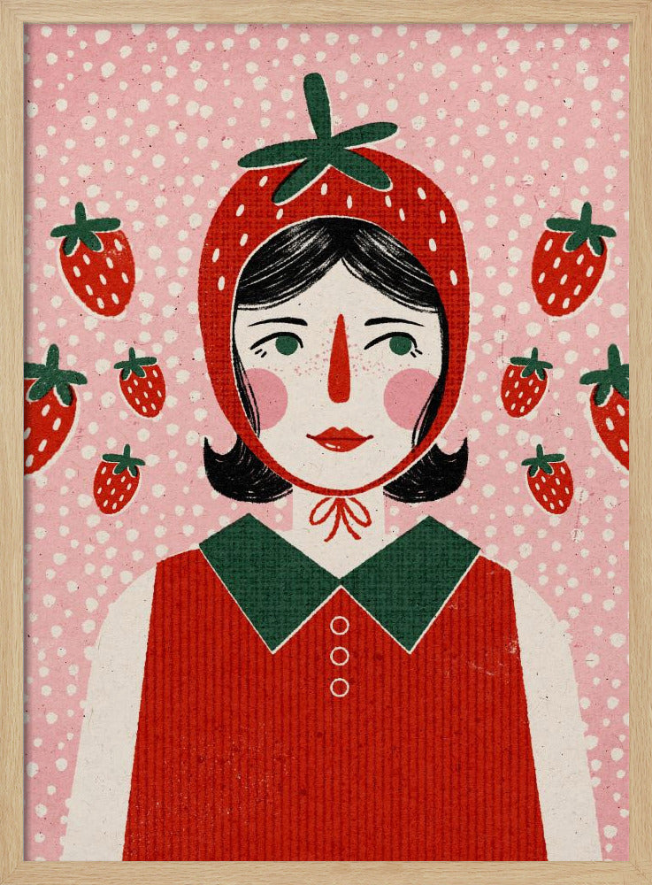 Strawberry Girl Poster