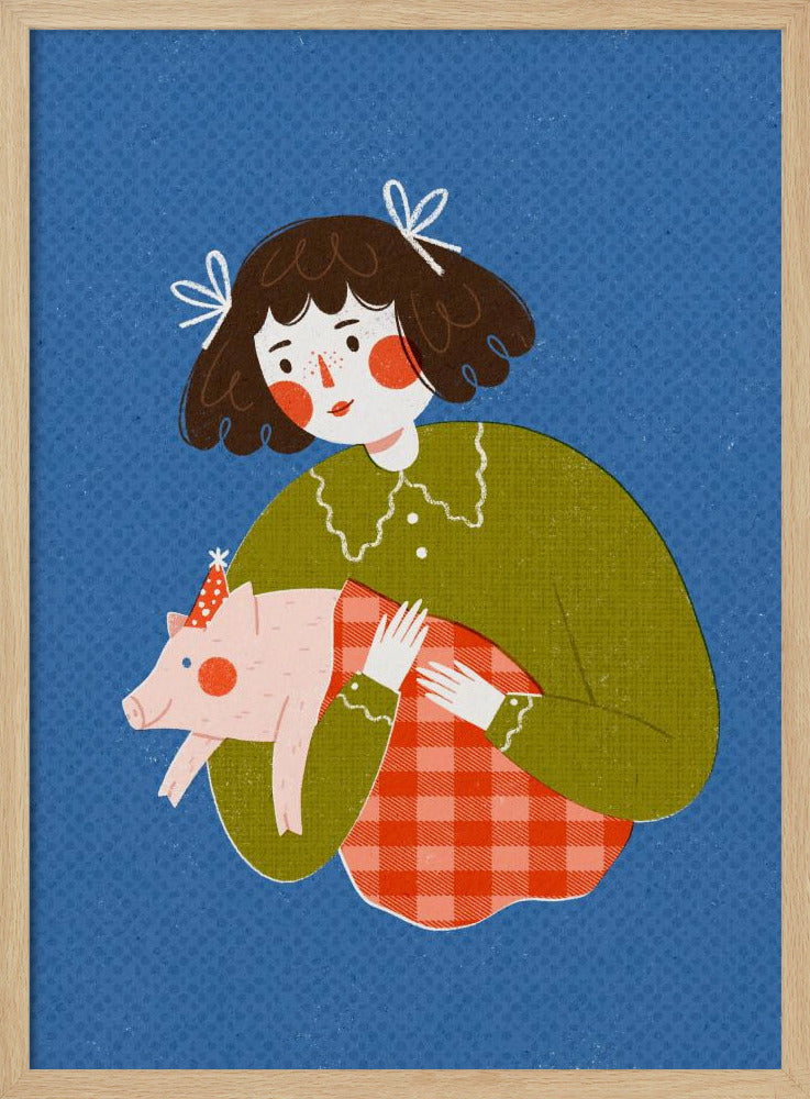 Piggie In Blanket Poster