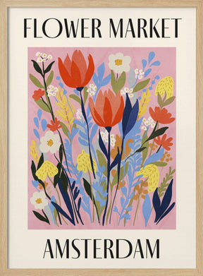 Flower Market Amsterdam Netherlands Poster