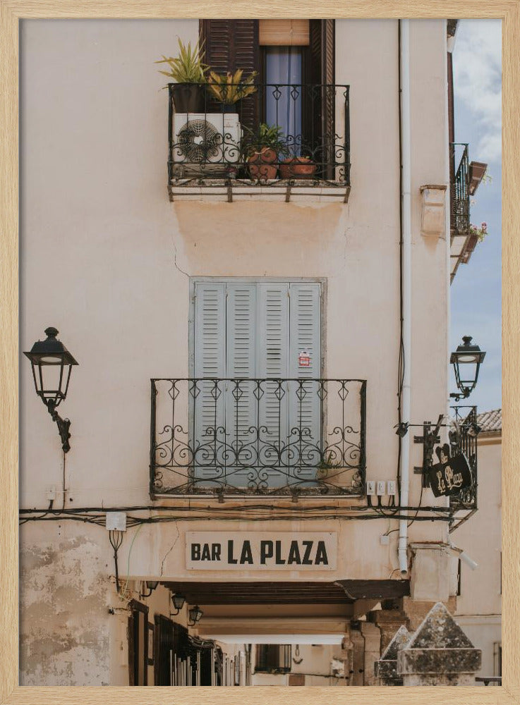 Bar La Plaza Poster