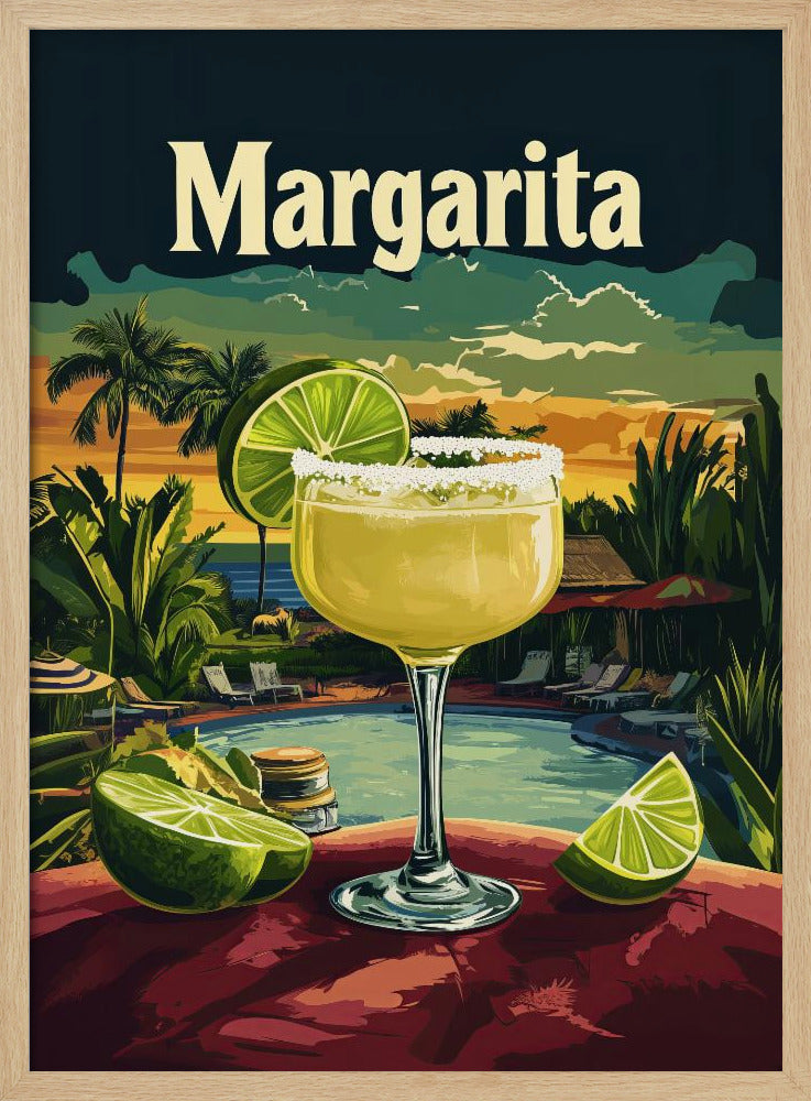 Margarita Vintage Poster