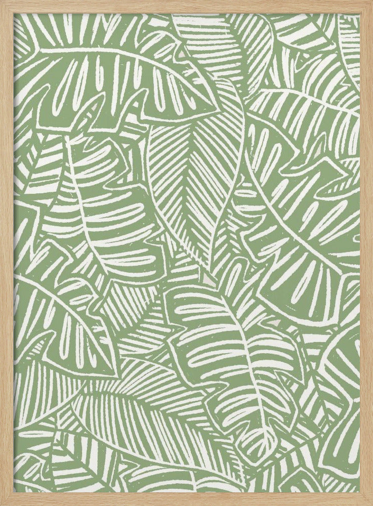 Green Foliage Poster