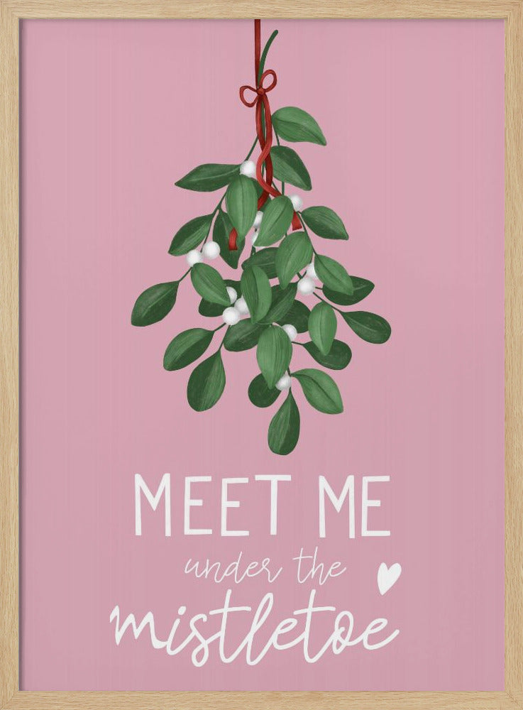 Meet me under the mistletoe Poster