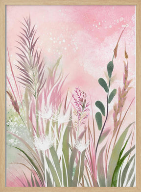 Pink and Green 32 Poster