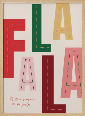 FaLaLa Christmas Season Poster