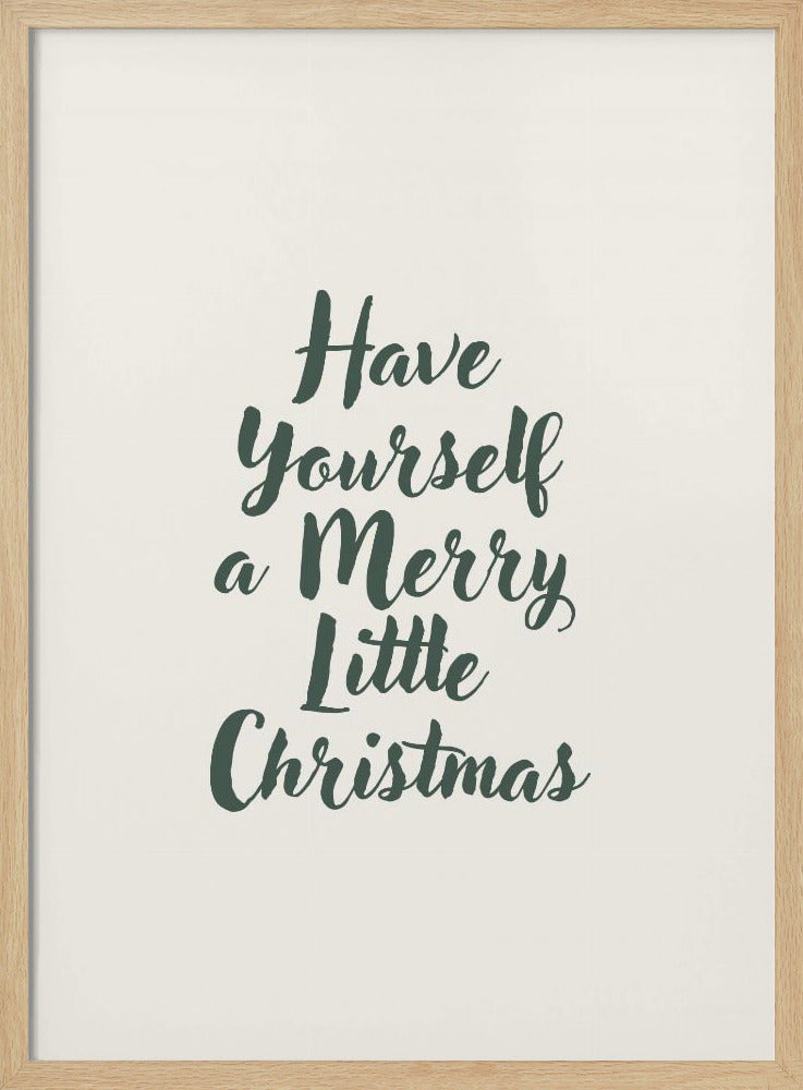 A Merry Little Christmas Poster