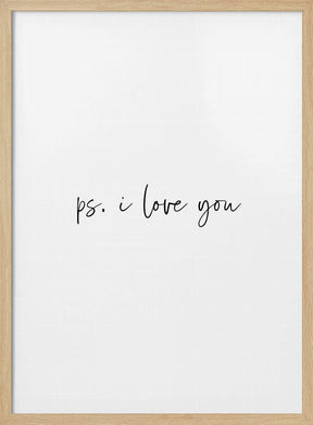 Ps. I Love You Poster