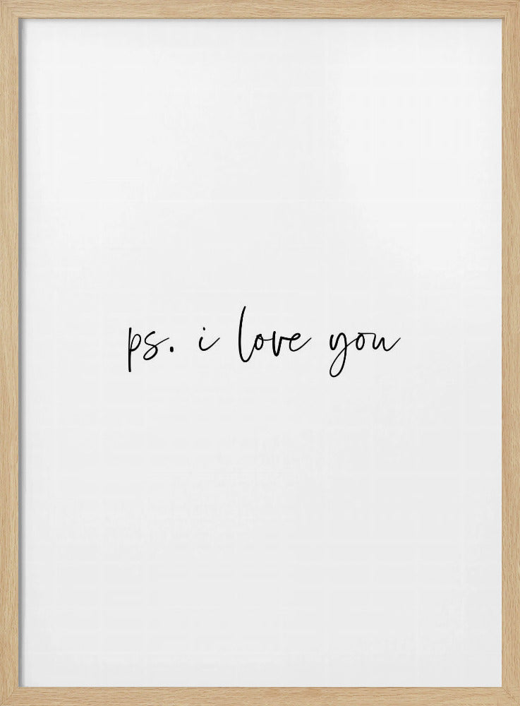 Ps. I Love You Poster