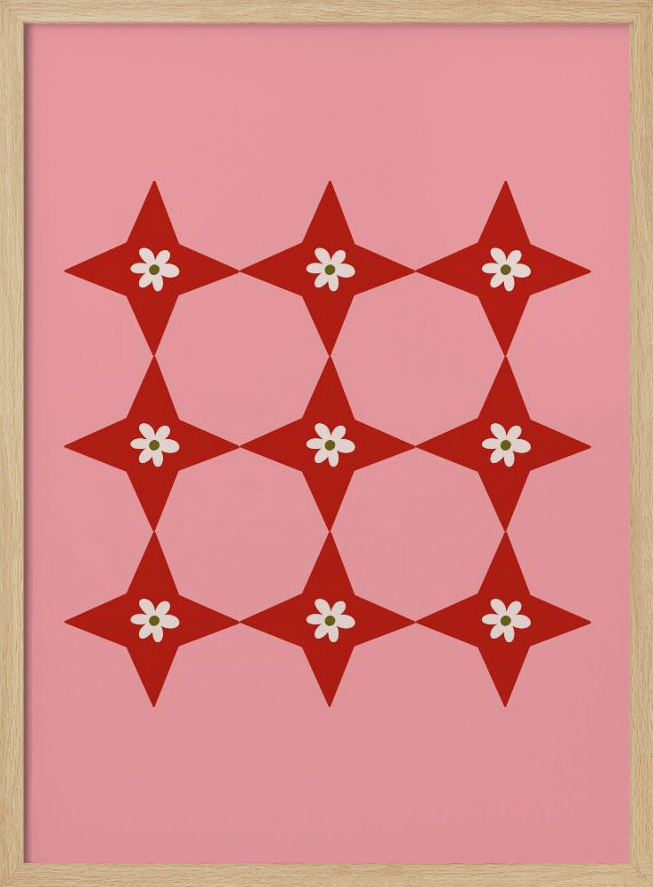 Flower Tile Poster