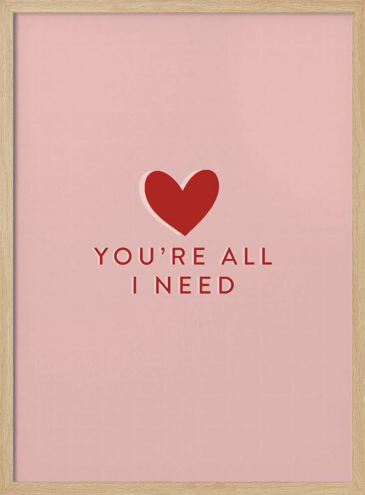 Your All I need Poster