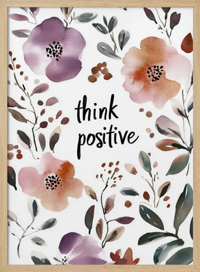 Think Positive Poster