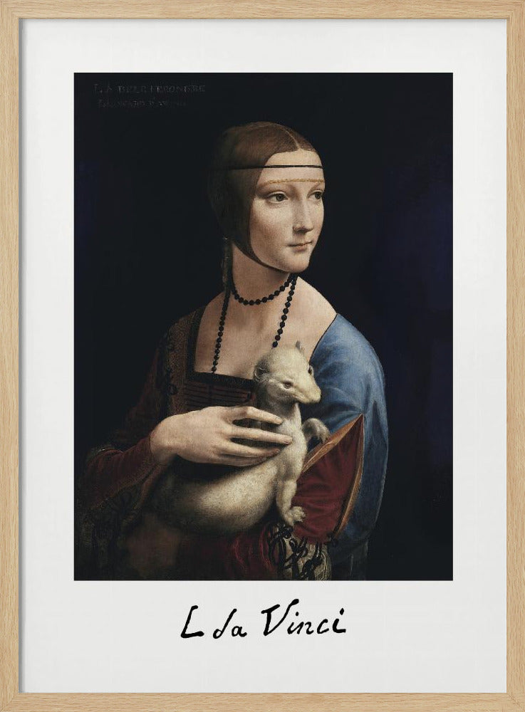 Lady With an Ermine (ca. 1490) Poster