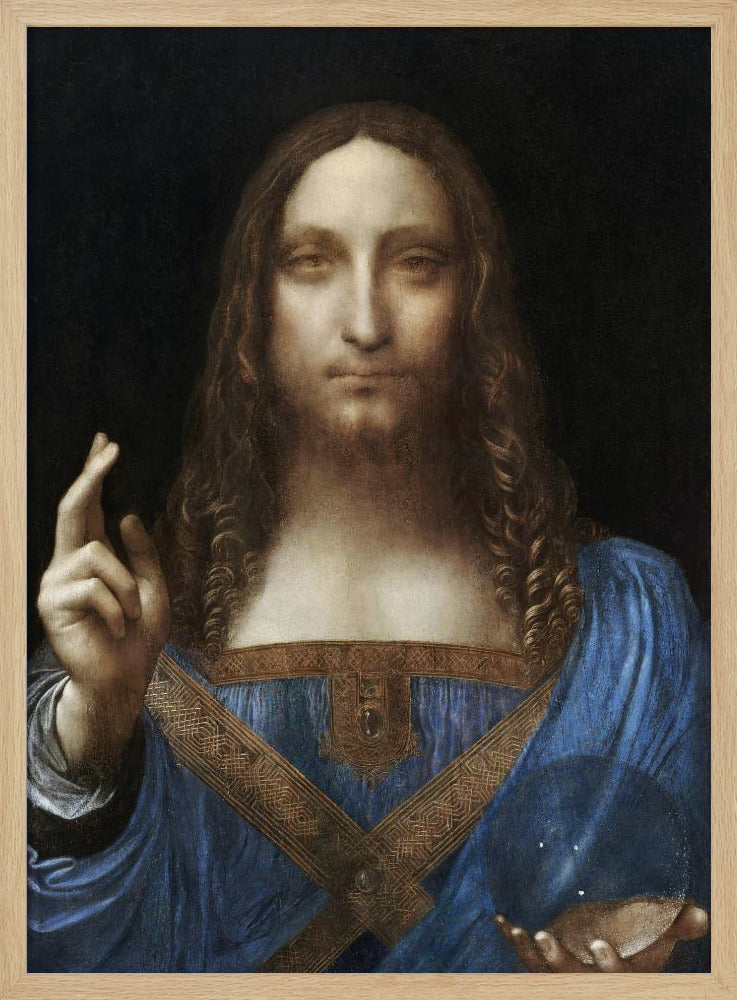 Salvator Mundi (circa 1500) Poster