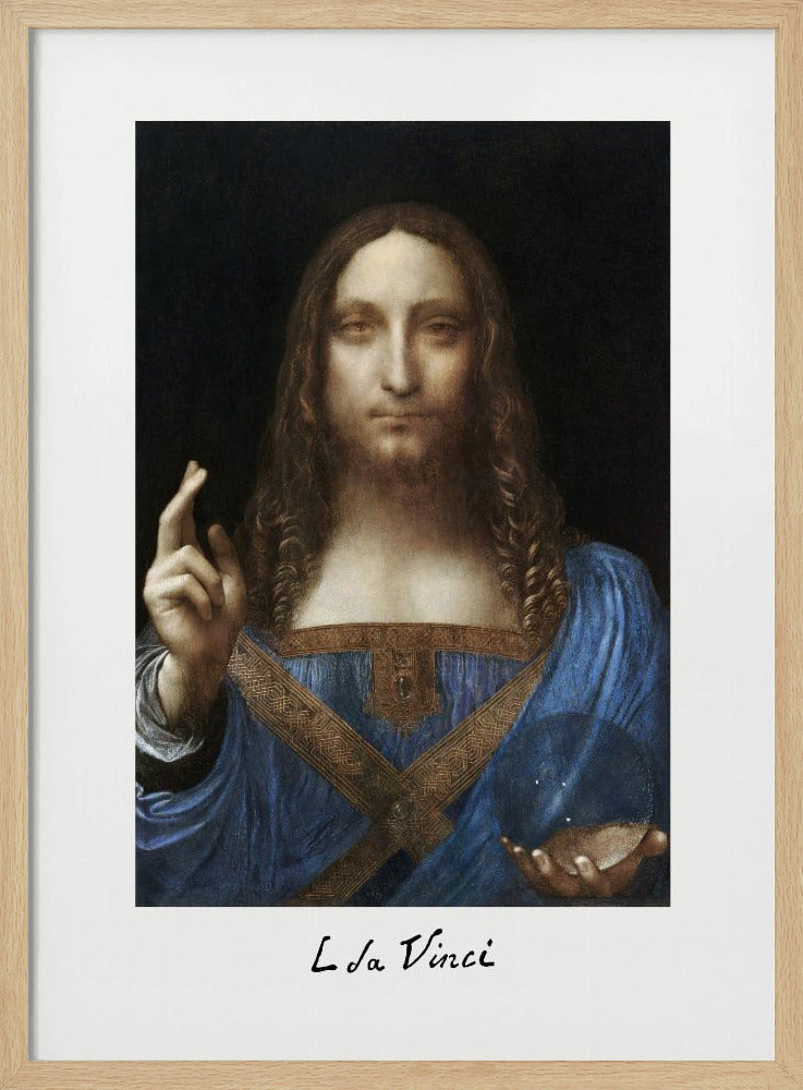 Salvator Mundi (circa 1500) Poster