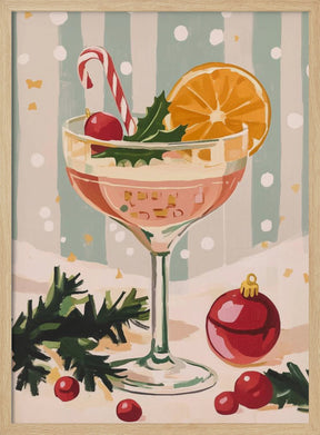 Christmas Cocktail Poster