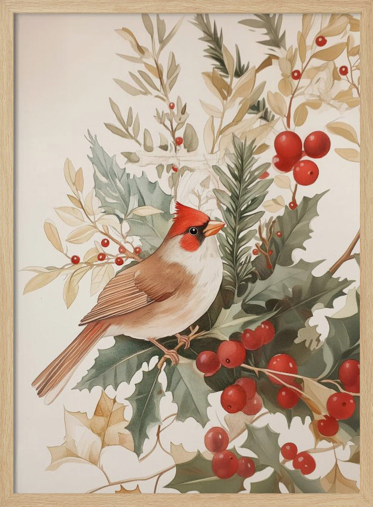 Christmas Bird Poster