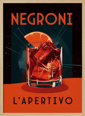 Negroni L&#039; Apertivo Poster