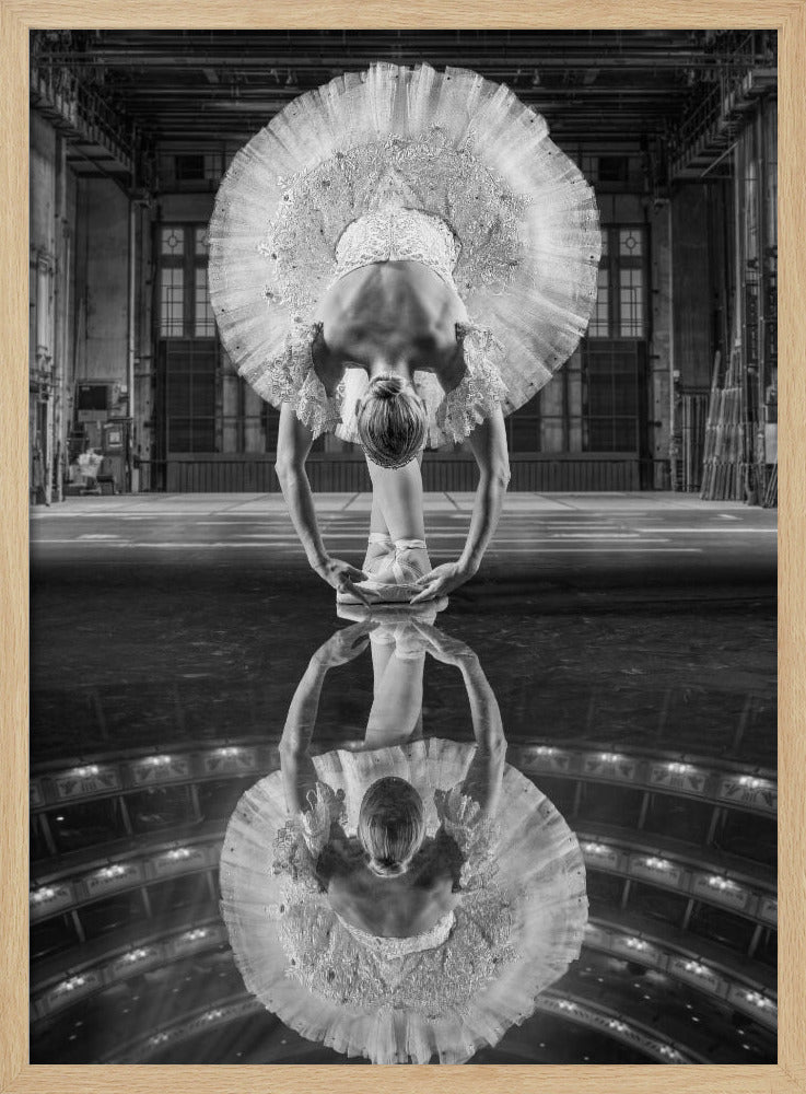 BallerinaStage-BW Poster