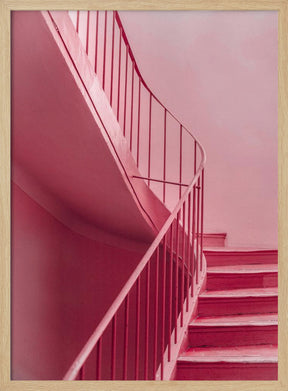 Plum Steps | Architectural Minimalism Poster