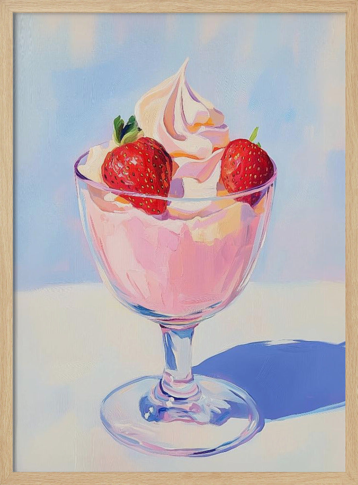 Strawberry Milk Shake Poster