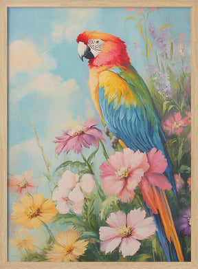 Colorful Parrot Poster