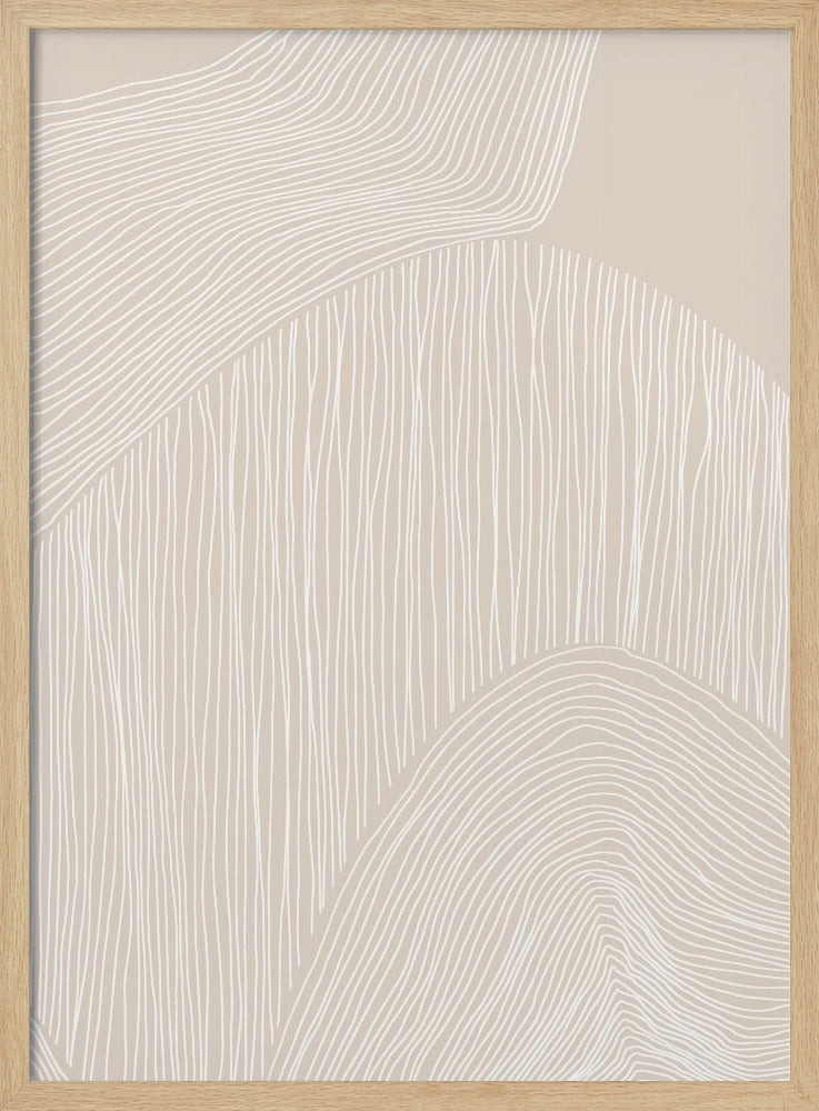 Abstract Line Art Poster