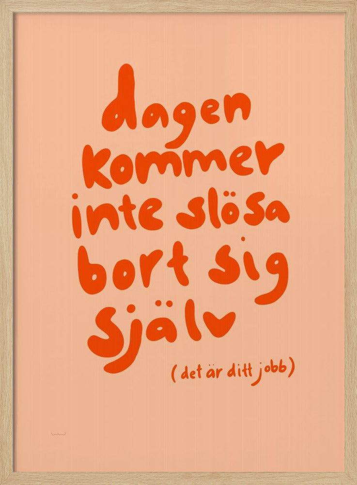 SLÖSERIER Poster