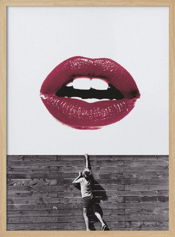 Curious Lips Poster