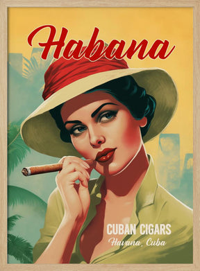 Habana - Cuban Cigars Poster