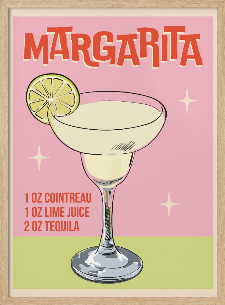 Margarita Cocktail Poster