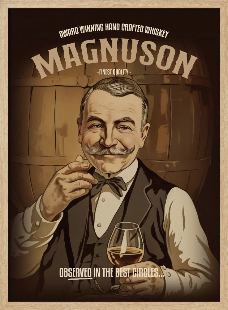 Magnuson Whiskey Poster