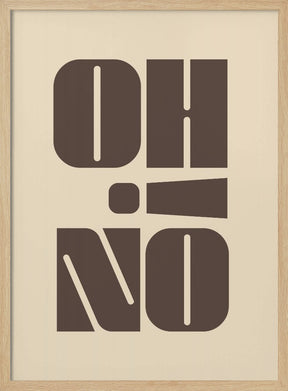 Oh No! Poster