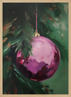 Christmas Bauble No 1 Poster