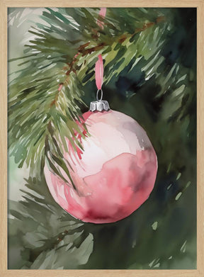 Christmas Bauble No 3 Poster