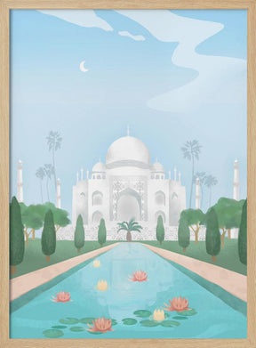 Taj Mahal, India Poster