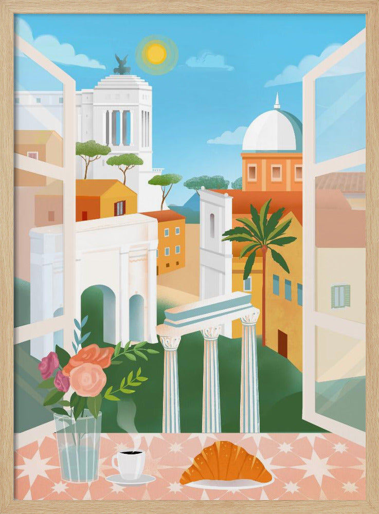 Emily In Rome Poster