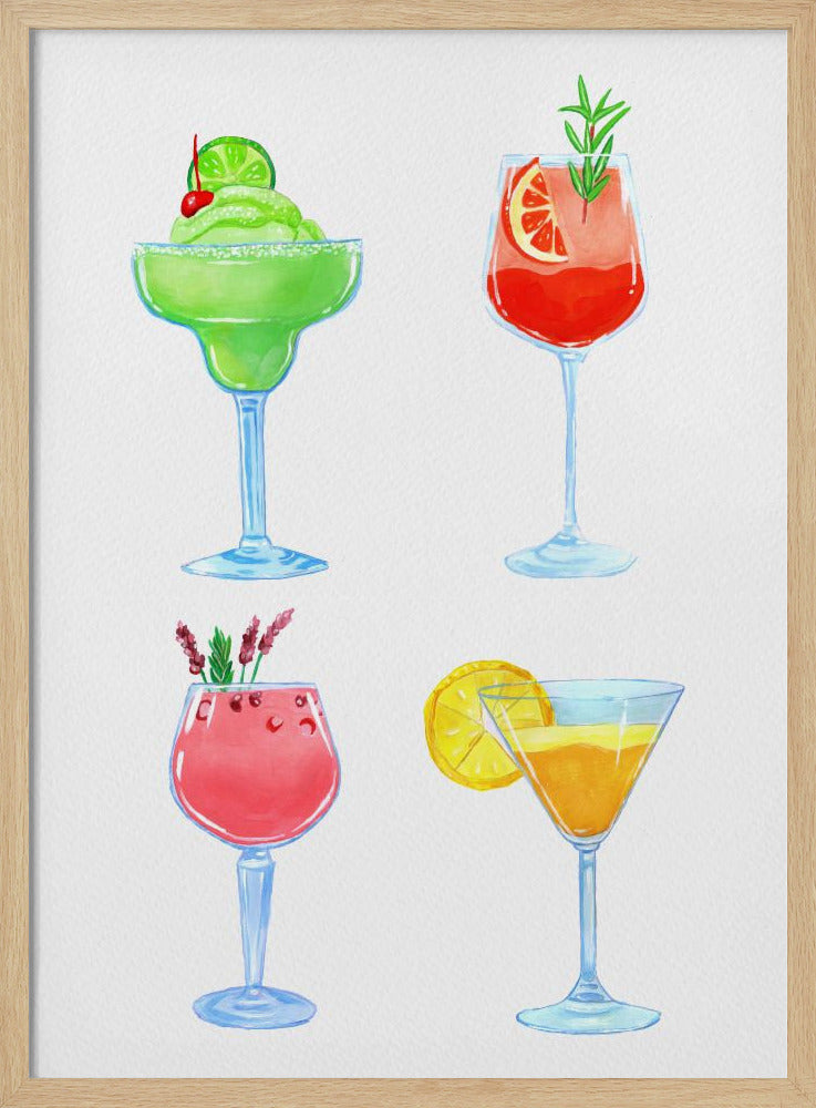 Cocktails Poster