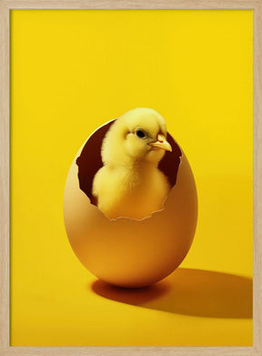 Yellow Chicken Poster