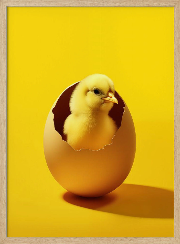 Yellow Chicken Poster