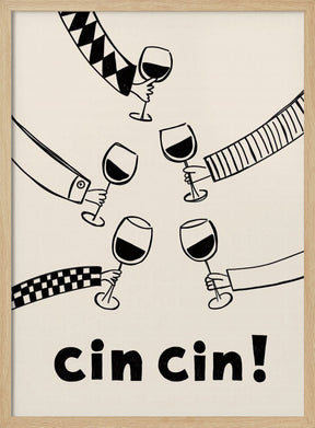 Cin cin! Wine Party with Friends Poster