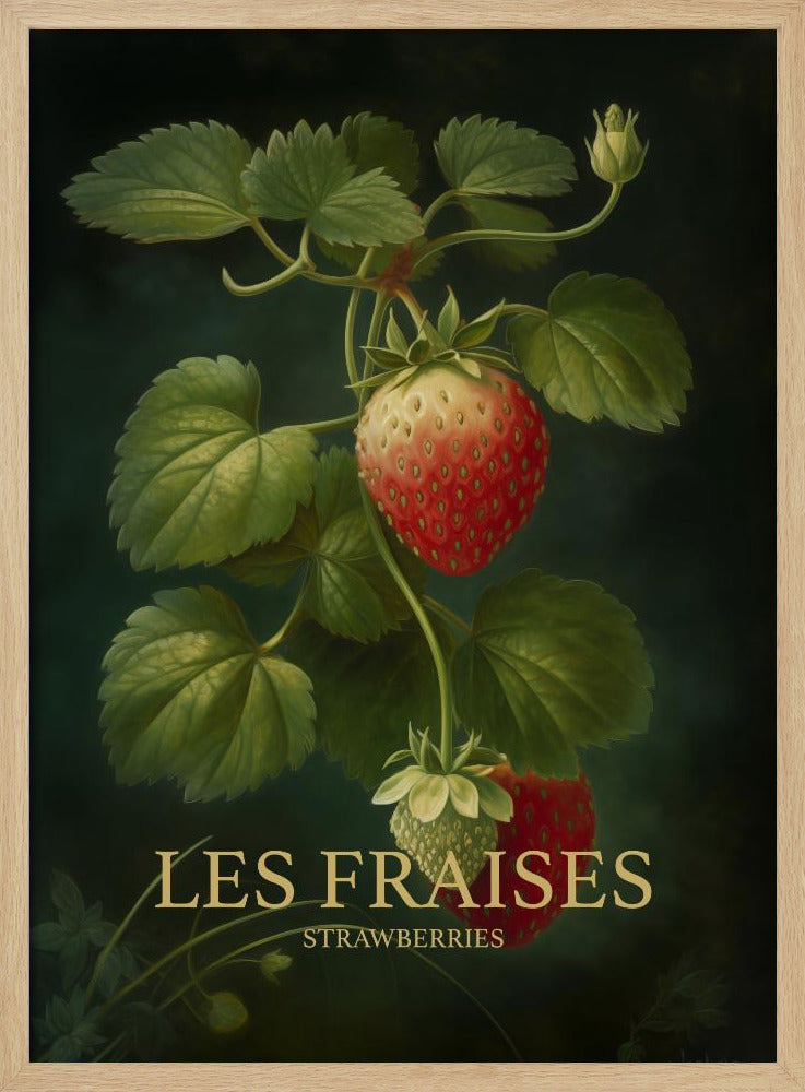 Les Fraises - Strawberries Poster