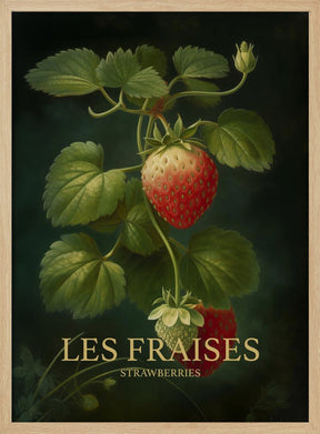 Les Fraises - Strawberries Poster