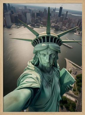 The Statue of Liberty Selfie Poster